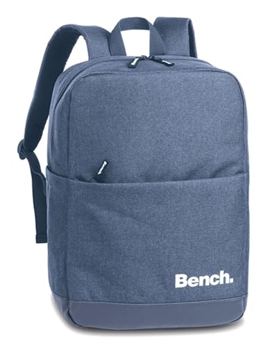 Mochila Bench. Classic Backpack Denim de tela vaquera resistente color azul