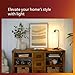 Philips LED Vintage Spiral ST19 Dimmable LED Light Bulbs - E26 Bulb - Flicker-Free Light Bulb with EyeComfort Technology - Soft White Lightbulb - 800 Lumen - 4 Pack