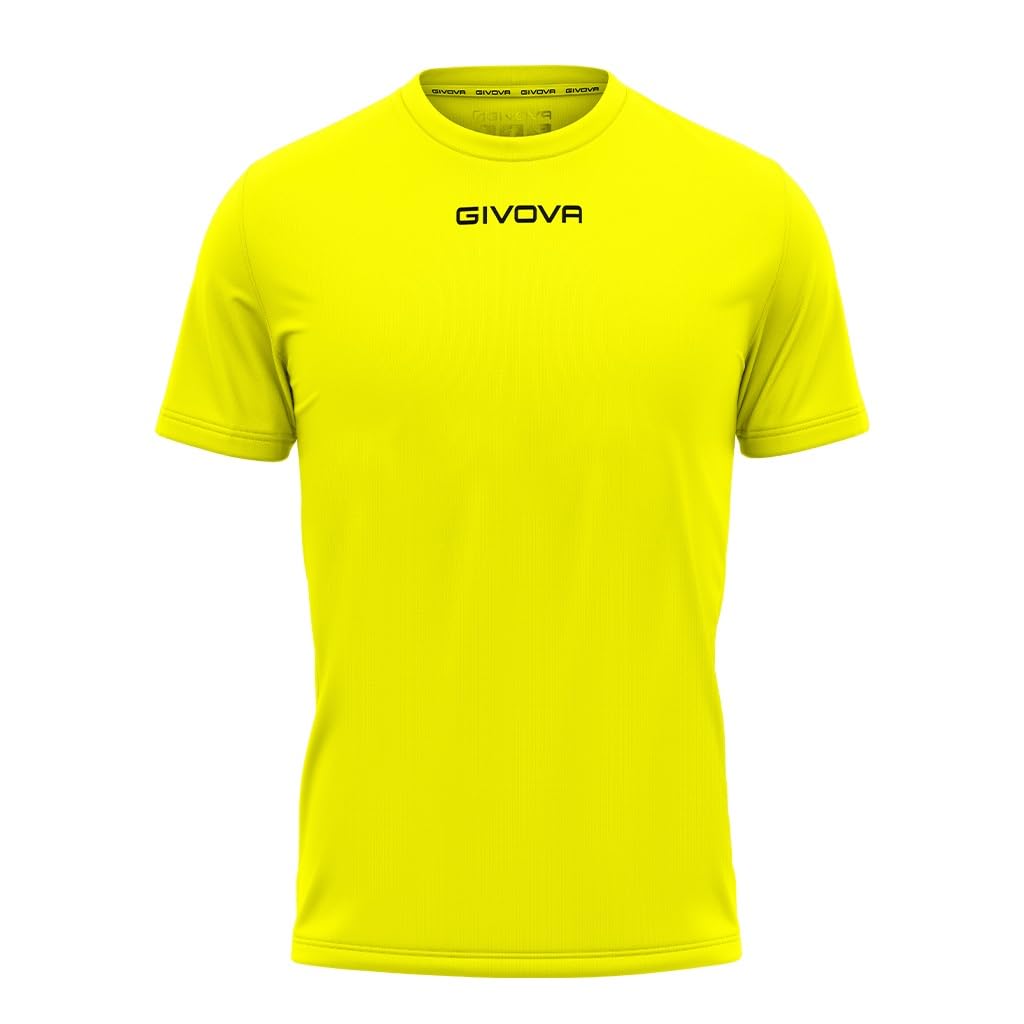 Givova - MAC01 Sport T-shirt, yellow fluo, L