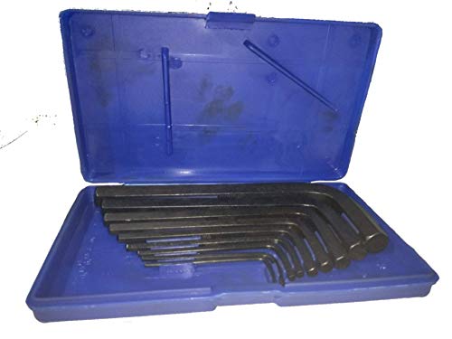Image of AGRICO Tata Allen Key Set (Hex Wrench Set) | L-Shaped Hex Keys for Nuts, Bolts & Fasteners | Hardened Steel, High Torque | Tool Kit for Mechanics, Assemblers & DIY | With Storage Case