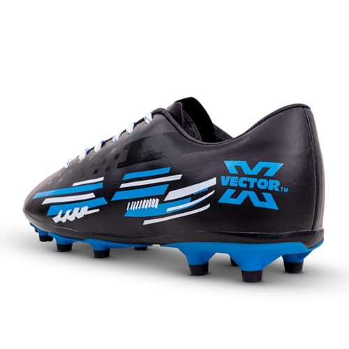 Image of Vector X Kick-X Football Studs for Men /Sports and Athletic Footwear with TPU Sole, Synthetic Leather Upper /Textured Pattern /Comfortable Football Soccer Shoes