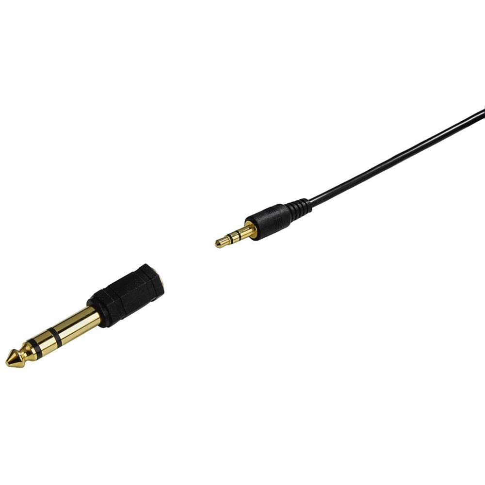Hama Cuffie per TV via cavo, cavo lungo 6 m, controllo del volume, nero
