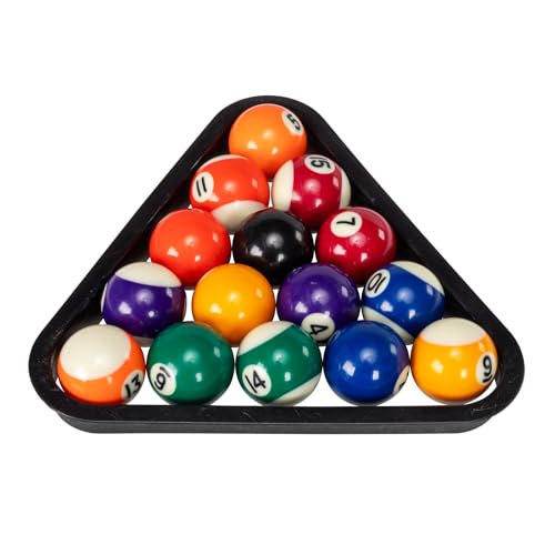 LEADZM Billardtisch, Mini Pool Billardtisch mit 16 BäLlen, 2 Billardqueues, 2 Kreiden und Pinsel, Mini-Billardtisch für Kinder, Familie, Party – Bild 4