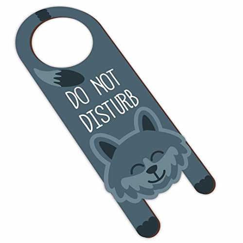 Image of CVANU Do Not Disturb Wooden Door Sign Hanger Size(24cm x 8.5cm) cv65