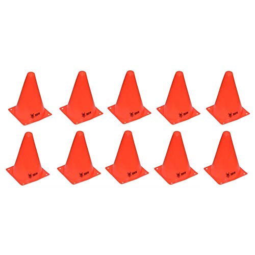 Kit 10 Cones Pequenos 15cm Laranja