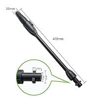 YUET Hochdrucklanze Lanze für Kärcher K1 K2 K3 K4 K5 K6 K7, Strahlrohr für Hochdruckreiniger, Hochdruck Sprühlanze Düse Hochdruckspritzpistole Dreckfräse Rotordüse Verstellbar Sprühdüse – Ansicht 4