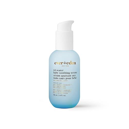 Evereden Tri Water Baby Serum, 4 fl oz. Cuidado del bebé limpio y limpio No tóxico y sin fragancia Ingredientes limpios