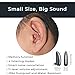 BIBIED Rechargeable Hearing Aids – OTC Hearing Aids for Seniors & Adult with Smart Noise Reduction, Superior Sound, Self-Fit, Nearly Invisible, for Mild to Moderate Hearing Loss (Grey)