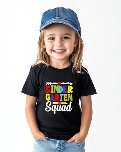 Image of First Day of Kindergarten Shirt for Girls Boys Kids Toddler 1st Day of School Shirts in My Kindergarten Era Cotton Tshirt