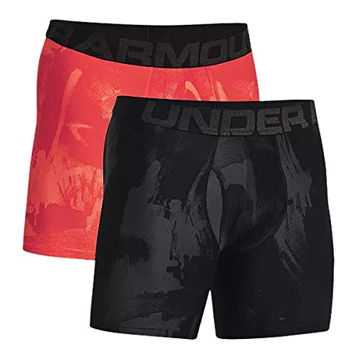 Image of Under Armour mens Multi-pack Performance Tech Boxerjock Brief, 6 inch Inseam, All-day Comfort & Soft