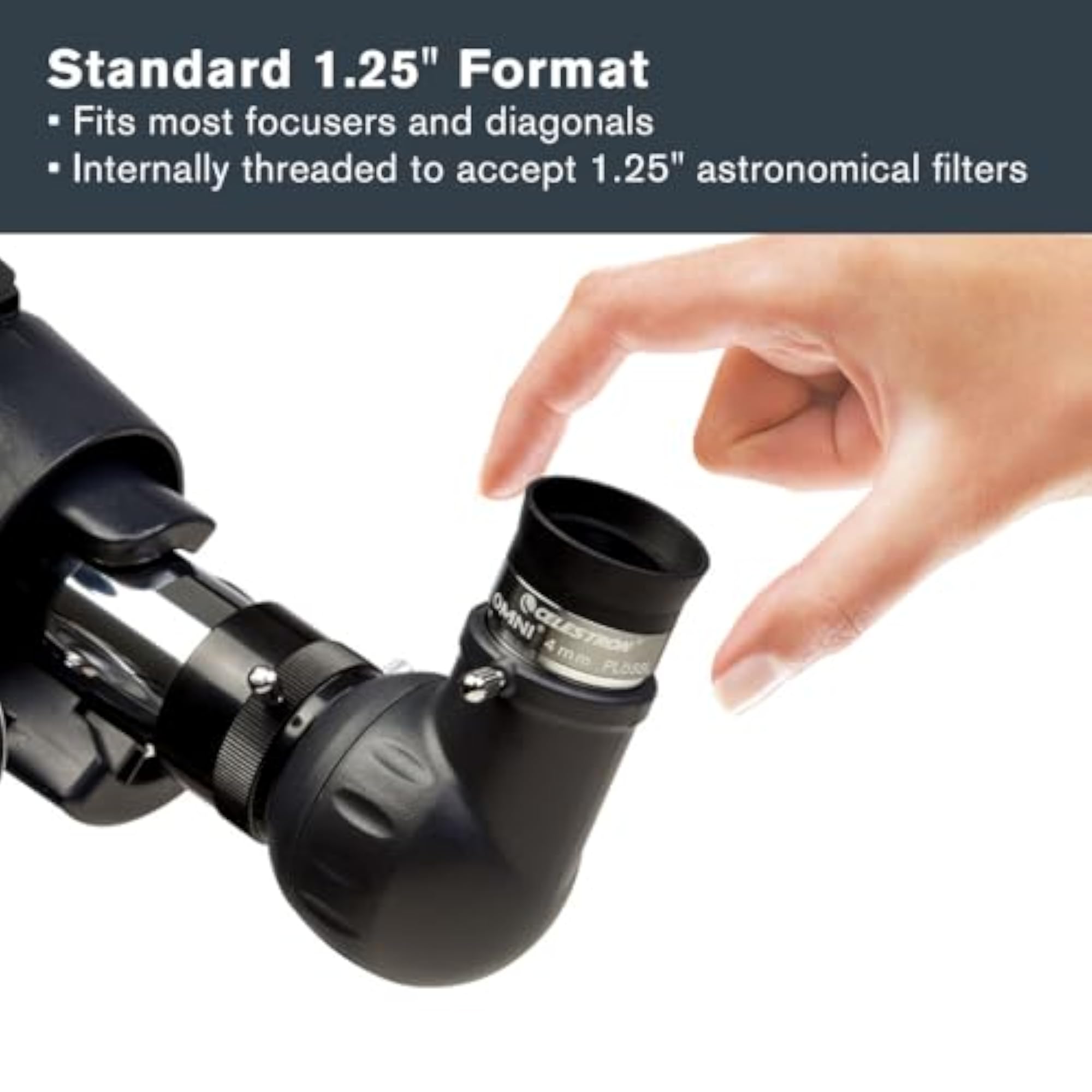 Omni Series 1-1/4 4MM Silver Eyepiece Lens