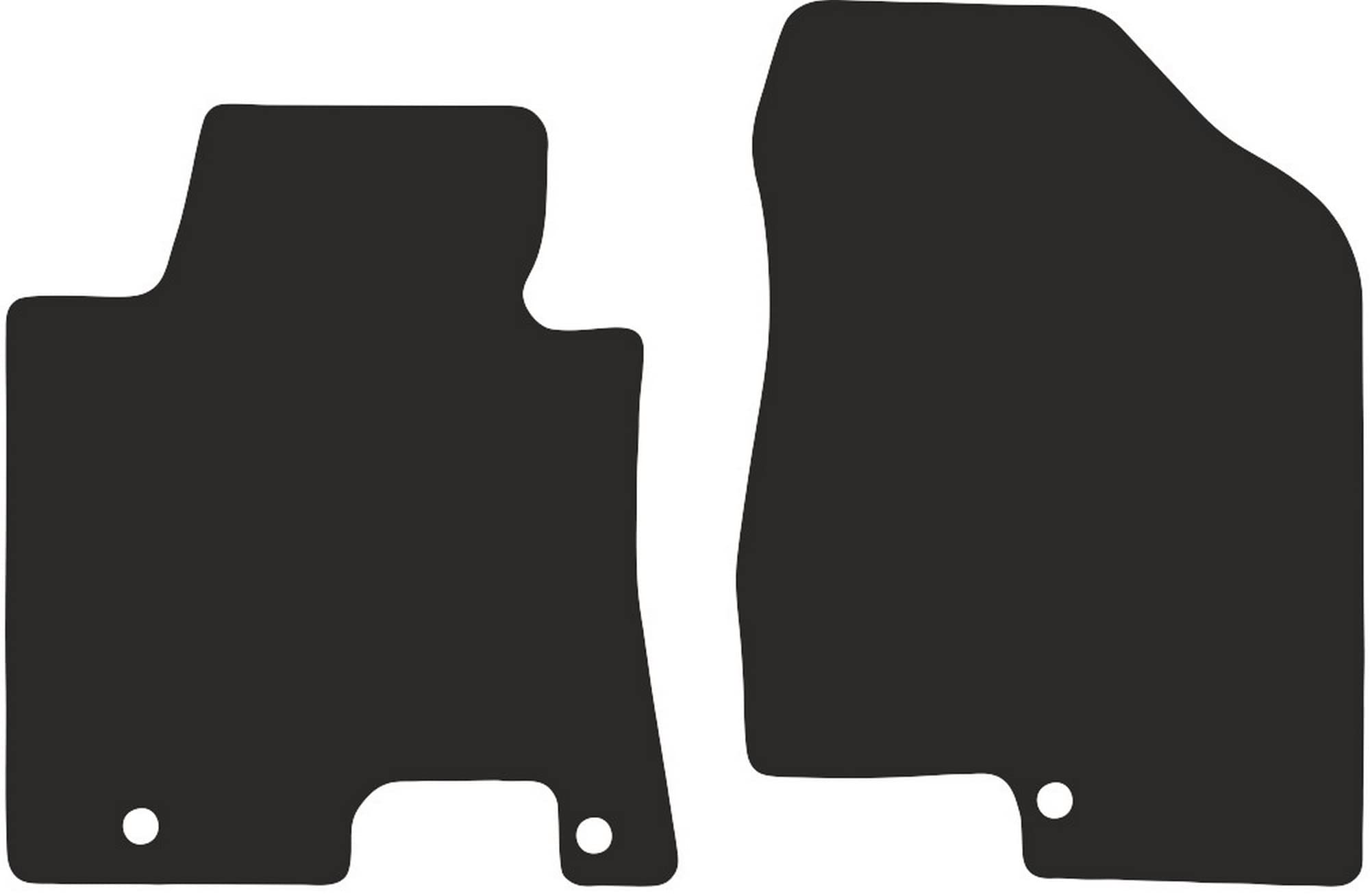 Tappetini BASIC in velluto nero per: Hyundai Tucson I SUV (2004-2010