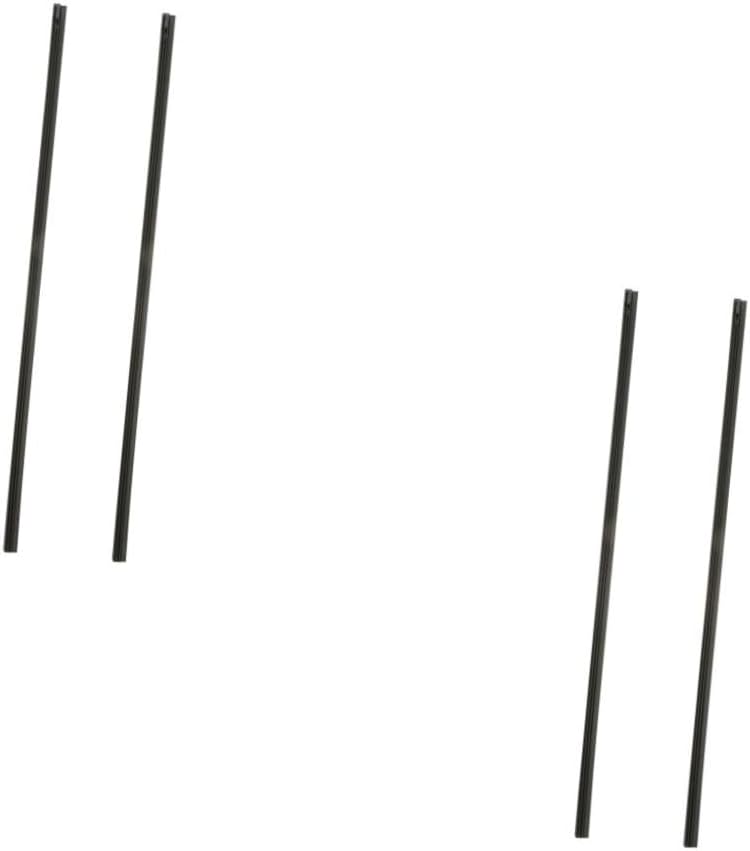 GLEAVI 4pcs Season Automobile Wiper Strips Bone Easy Installation Fit for Enhanced Visibility Rainy Conditions