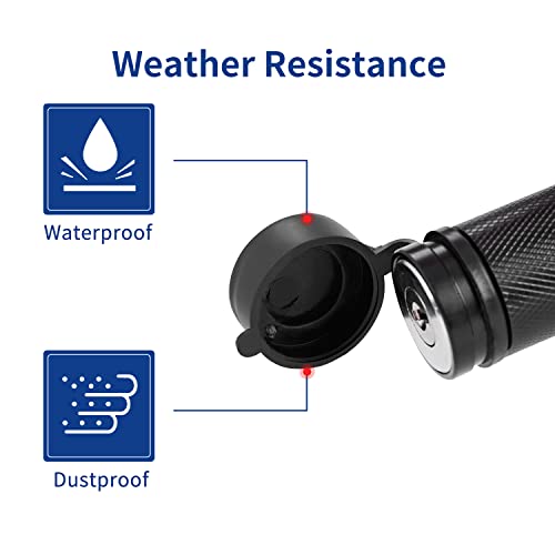 Metoware Keyed Alike Trailer Hitch Locks & Coupler Lock Set, 5/8" Dia 3-1/2" Long Hitch Lock Fits Class Iii Iv Receiver, Dia 1/4" Trailer Coupler Lock With 3/4" Inch Span Fits Latch-Type Couplers #TOP4