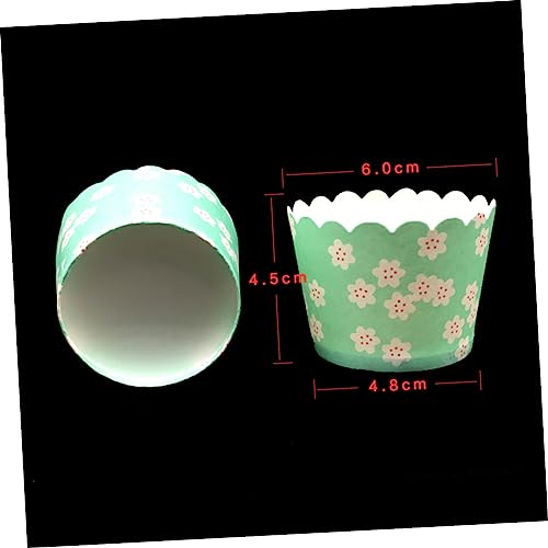 Cápsulas para muffins y cupcakes resistentes grasa: 100 moldes para hornear aptos para alimentos 5