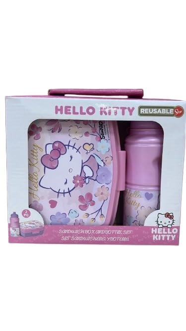 76% Off - Striders Hello Kitty Lunch Box & Bottle At Rs.145