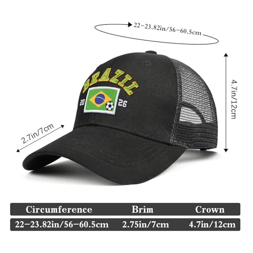 Image of Adjustable State Flag Trucker Hat Mesh Baseball Cap with Embroidered Patch for Men Women
