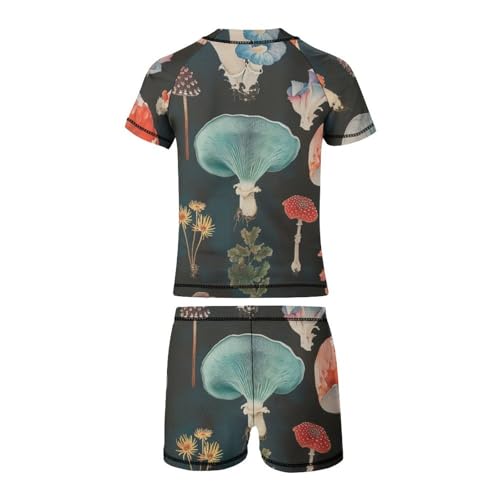 The Various MushroomChildren's Casual Swimsuit Set - Simple and Versatile10-12Y（150cm）3