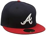 Marke - New Era New Era Herren Cap 5950 Tsf Atlbra Hm, Navy, 718.0