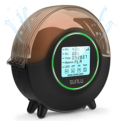 Améliorée SUNLU Filament Dryer S2, Boîte de Séchage de Filament Avec Chauffage Uniforme à 360°, Imprimante 3D Filament Boîte de Rangement, Support de Filament (Noir) Cover