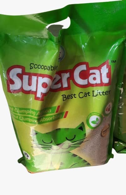 Image of Pet Cat Litter 5 KG Ball Shaped Super Absorbent and Quick clumping Bentonite Litter (Pack of 1)