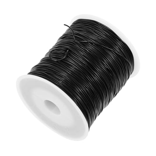 Cabilock Hilo de Joyería Elástico Negro para Pulseras DIY con Cuerda Resistente para Abalorios y Fabricación de Bisutería Artesanal