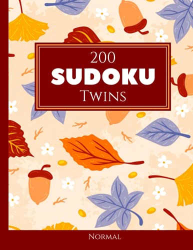 200 Sudoku Twins normal Vol. 8: com soluções e quebra-cabeças bônus