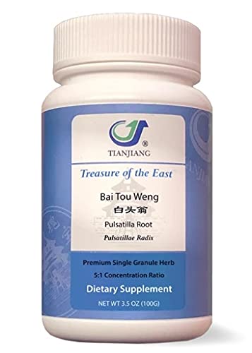 Treasure of The East, Pulsatilla Root - Bai TOU Weng (5:1 Concentrated Herbal Extract Granules, 100g)