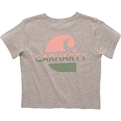 Carhartt Girls' Short-Sleeve Logo Stack T-Shirt