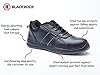 Blackrock Leather Safety Shoes, Mens and Womens Safety Trainers, Steel Toe Cap, Black, Anti Slip Shoes, Smart Light Work Trainers, Work and Utility Footwear, Workwear - Size 11 #1