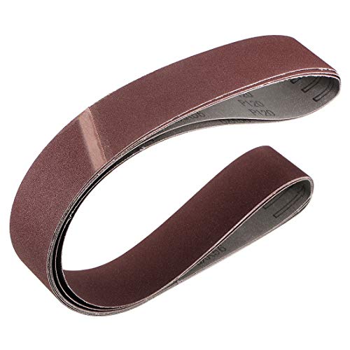 Bandes abrasives 120 ponceuse à bande 2 x 122 cm pour rénover vos meubles
