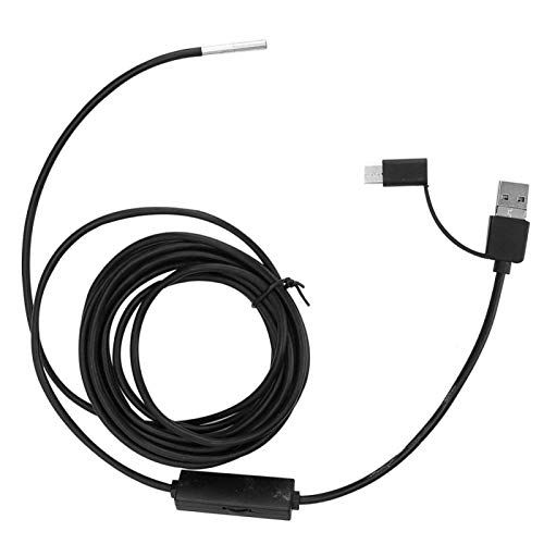 Heayzoki Usb Endoscope Camera, Inspection Camera For Mobile Phone, 6 Adjustable Led Lights Waterproof Snake Borescope Camera With Type C, Micro Usb(3.5M) #TOP3