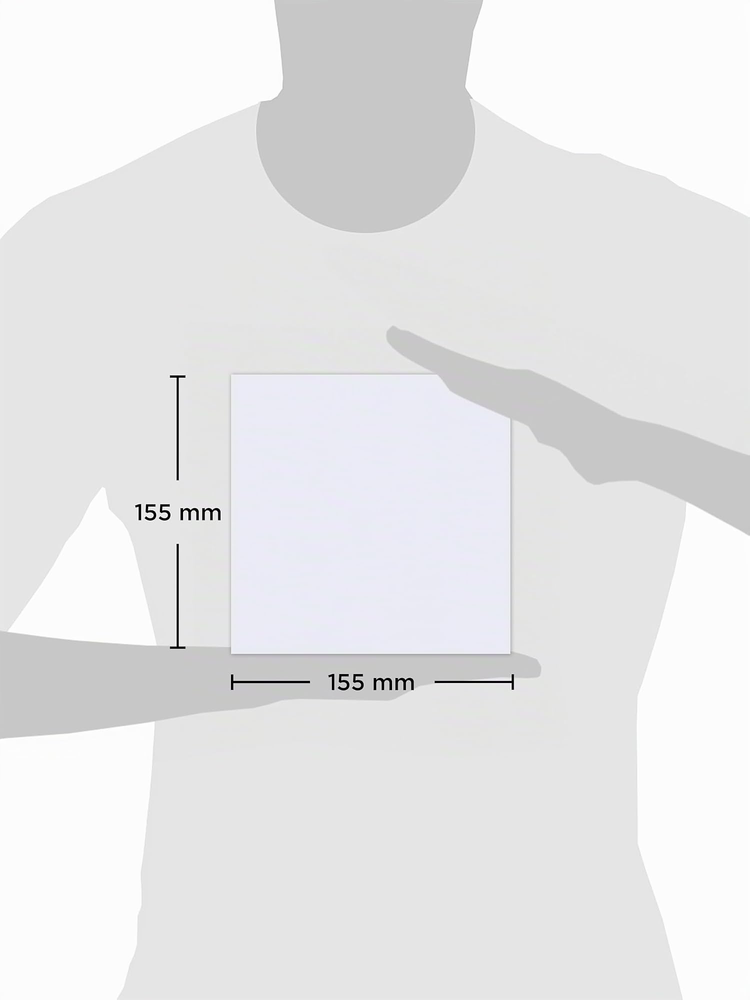 Blake Everyday | enveloppe (15.5 x 15.5cm) | 500 unités | 100 GSM | enveloppes blanches à bande protectrice | certifié PEFC et écologique | enveloppe mariage | enveloppes carrées | Modèle 0155PS