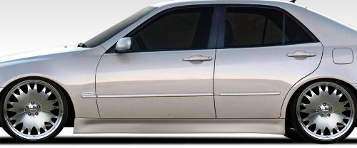 Extreme Dimensions V-Speed 2 Side Skirts Compatible With 2000-2005 Lexus IS