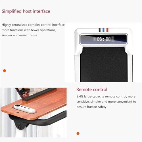 Image of Folding Motorized Treadmill with Remote Control,200Kg Max Weight & 1-10Km /H Speed Adjustable,Compact Home Gym Equipment for Office and Home Use