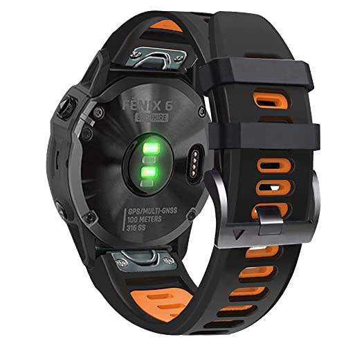 Bracelet montre Garmin Fenix 5 Plus silicone interchangeable 22mm - 5