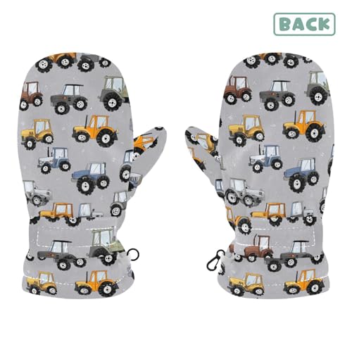 Image of Plaaee Early 1990s Pattern Kids Glove Warm Mitten Winter Favor for Toddler Boys and Girls Children Cold Weather Gloves