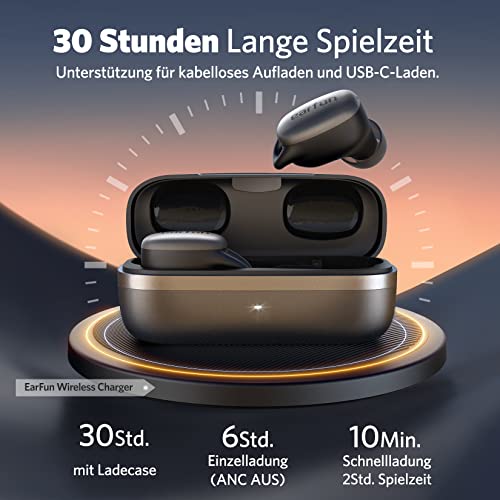EarFun Bluetooth Kopfhörer in Ear, Free Pro 2 In Ear Kopfhörer Kabellos mit 6 Mics QuietSmart™ 2.0 Hybrid Active Noise… - Image 7