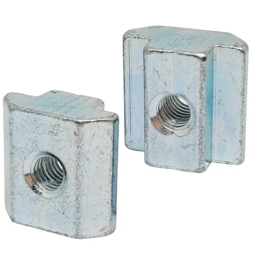 Écrou carré coulissant M6 pour profilé alu 4545 en acier zingué Lot de 10
