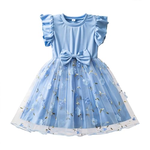 HNXDYY Toddler Baby Girl Princess Dress Tutu Summer Tulle Casual Dresses