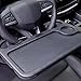 QSNYJPL Black Multifunctional Travel Car Accessories, Car Steering Wheel Table for Laptop, Car Table with Cup Slot, Car Seat Dining Tray, Console Under Steering Wheel Table(Gray)