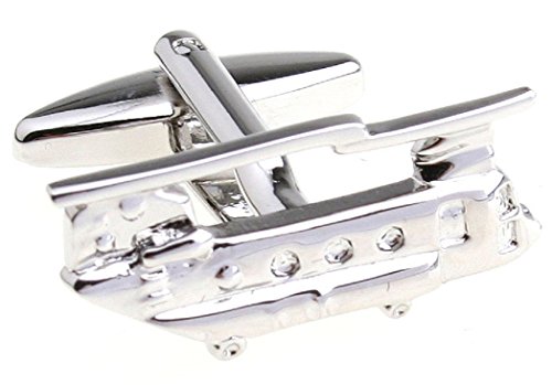 Mancuernillas Helicóptero Twin 2 Rotor con Estuche y Paño de Pulido miniatura 1