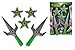 Simba Next Ninja 108042239 - Cuchillo para Montar con 3 Estrellas de Lanzamiento, 2 Cuchillos con Mech función y ensamblaje, 3 Estrellas de Lanzamiento, a Partir de 3 años