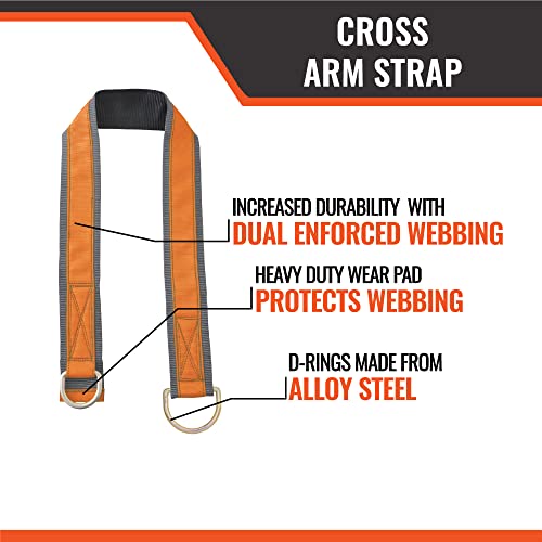 Image of Malta Dynamics 6' Cross Arm Strap for Fall Protection, OSHA /ANSI Compliant, 4 Pieces