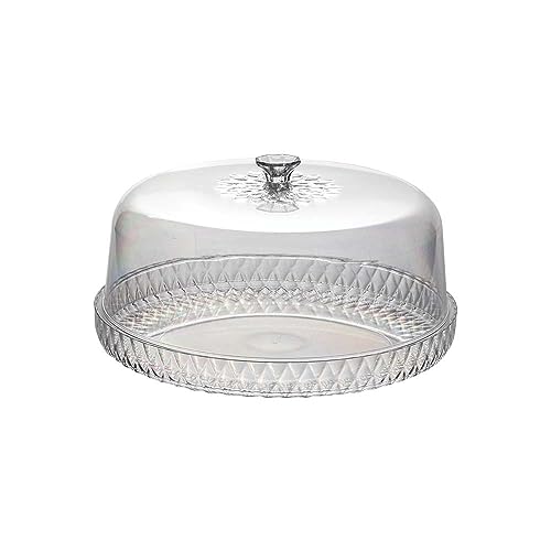 Boleira Transparente Com Tampa - Baixa Sem Pé