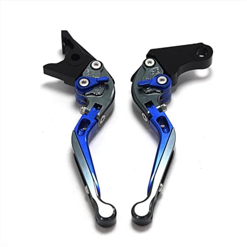 Palancas de embrague y freno ajustables CNC para moto YZF R1 de 2009 a 2014 color 10