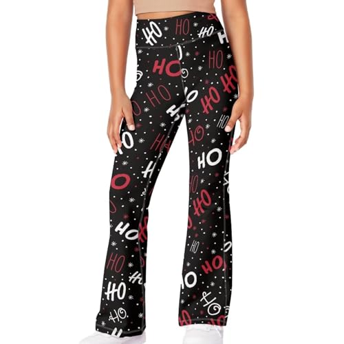Image of Girls Flare Leggings Cute Bell Bottoms for Teen Girls Wide Leg Sweatpants for 5-14 T