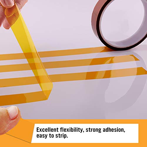 Image of High Temperature Kapton Tape,Polyimide Film Tape to Masking,3D Printing,Electric Task,Soldering, 1 inch(25mm)-36yds-1 Roll