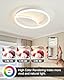 MOUNM LED Deckenleuchte Dimmbar 3000K - 6000K, Moderne LED Deckenleuchte, Lampe Wohnzimmer 36W, für Schlafzimmer, Küchen Flure, Balkone, Haustüren, Kinderzimmer, 40 * 40 cm