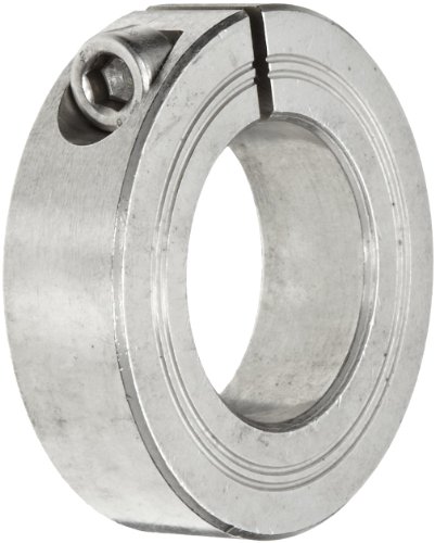 Climax Metal M1C-20-S Shaft Collar, One Piece, Stainless Steel, Metric, 20mm Bore, 1-5/8
